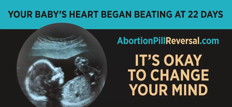 Prolife Billboard Showing Ultrasound