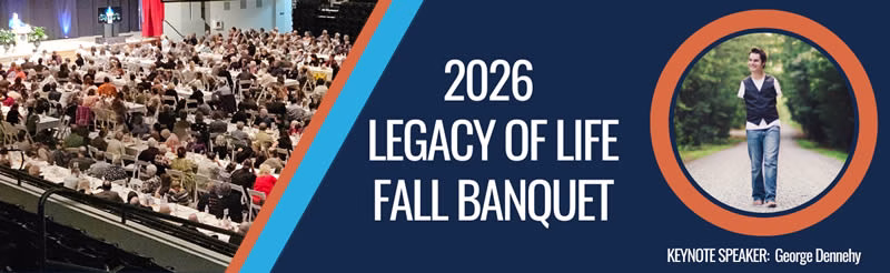 George Dennehy ProLife Banquet Banner